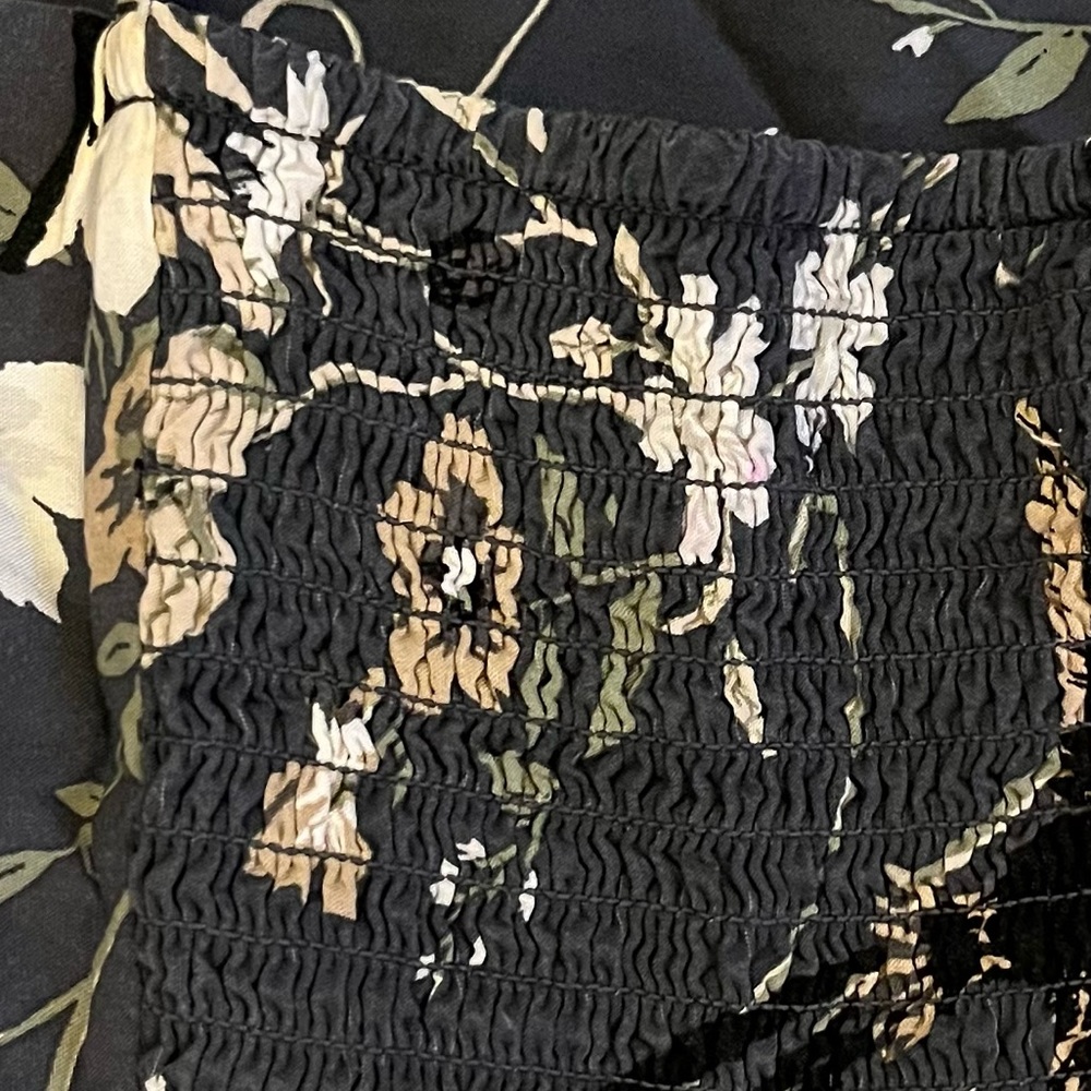 OLD NAVY Dark Grey Floral Summer Dress - Picture 2 of 4